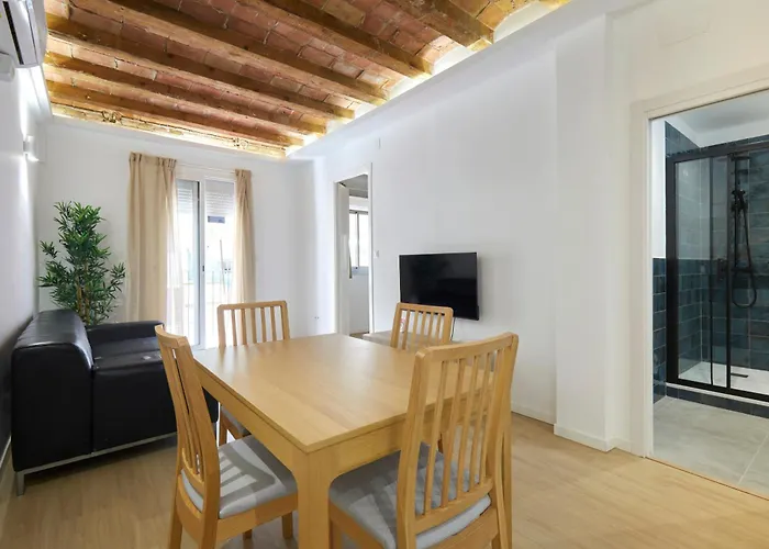 Daire Stylish Typical Bcn Flat *